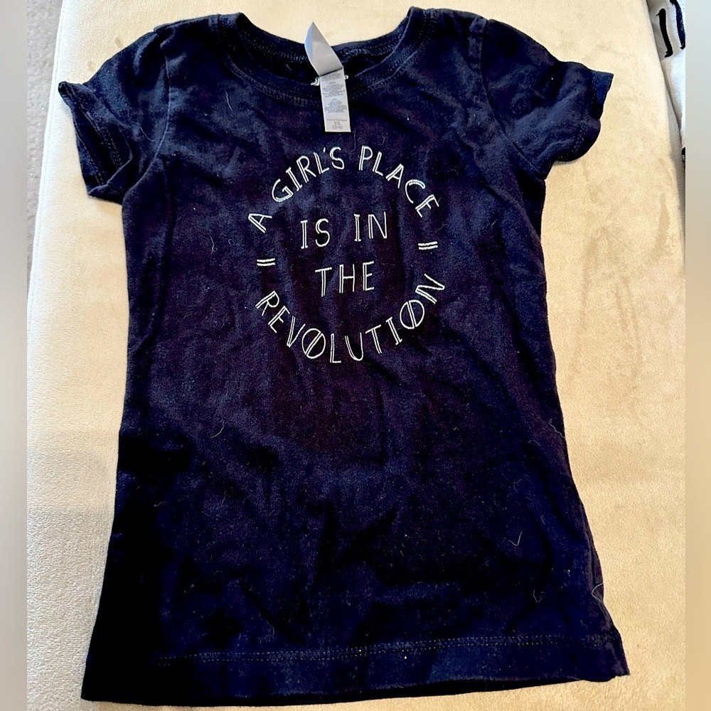 Girls Black T-shirt